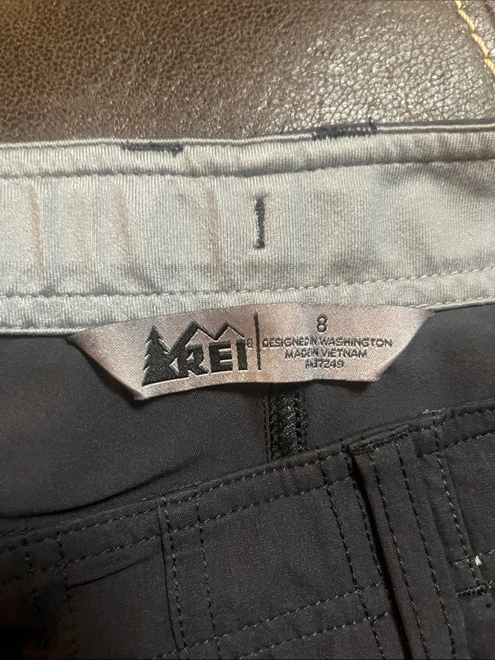 REI Co-op Technical Outdoor Cargo Utility Pants Hiking Travel Camping Charcoal - Picture 5 of 8